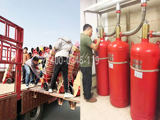 消防氣體滅火泄壓口施工